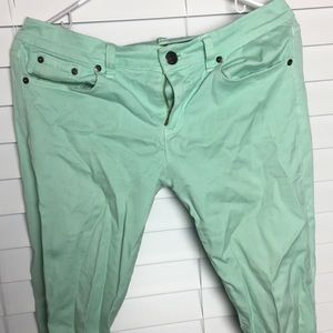 JCREW Mint Skinny Jeans